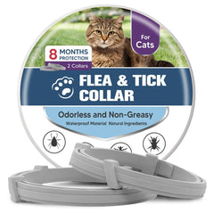 UDyoude flea collar cat closeup shows durable pest protection