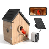UIOOQ Bird House with camera offers clear 2K outdoor video for birdwatching enthusiasts.