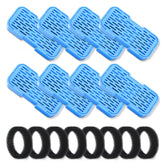 UIOOQ cat fountain filter activated carbon close-up highlights four-layer filtration for cleaner water