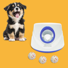 UJQW automatic dog ball launcher front view for hands-free fetch sessions.