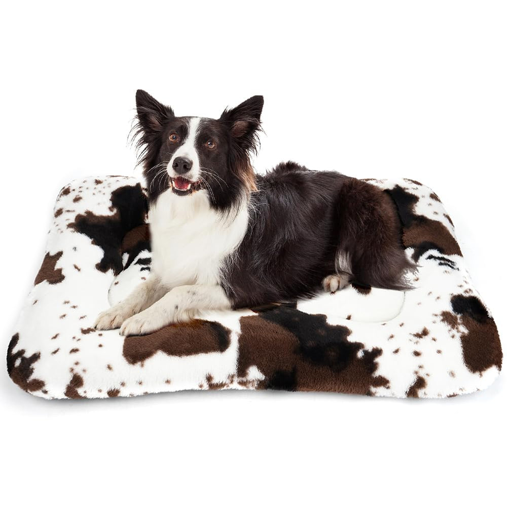 ULIGOTA dog bed crate pad with soft surface offers cozy comfort.
