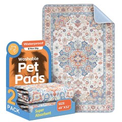 ULIGOTA Washable Pee Pad top layer flannel for soft comfort and leak resistance
