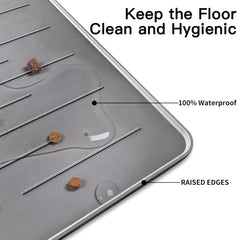 Ultibe silicone mat shows waterproof surface easy to clean after meals.