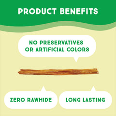 Ultra Chewy turkey tendon sticks dog enjoying a natural treat during playtime.