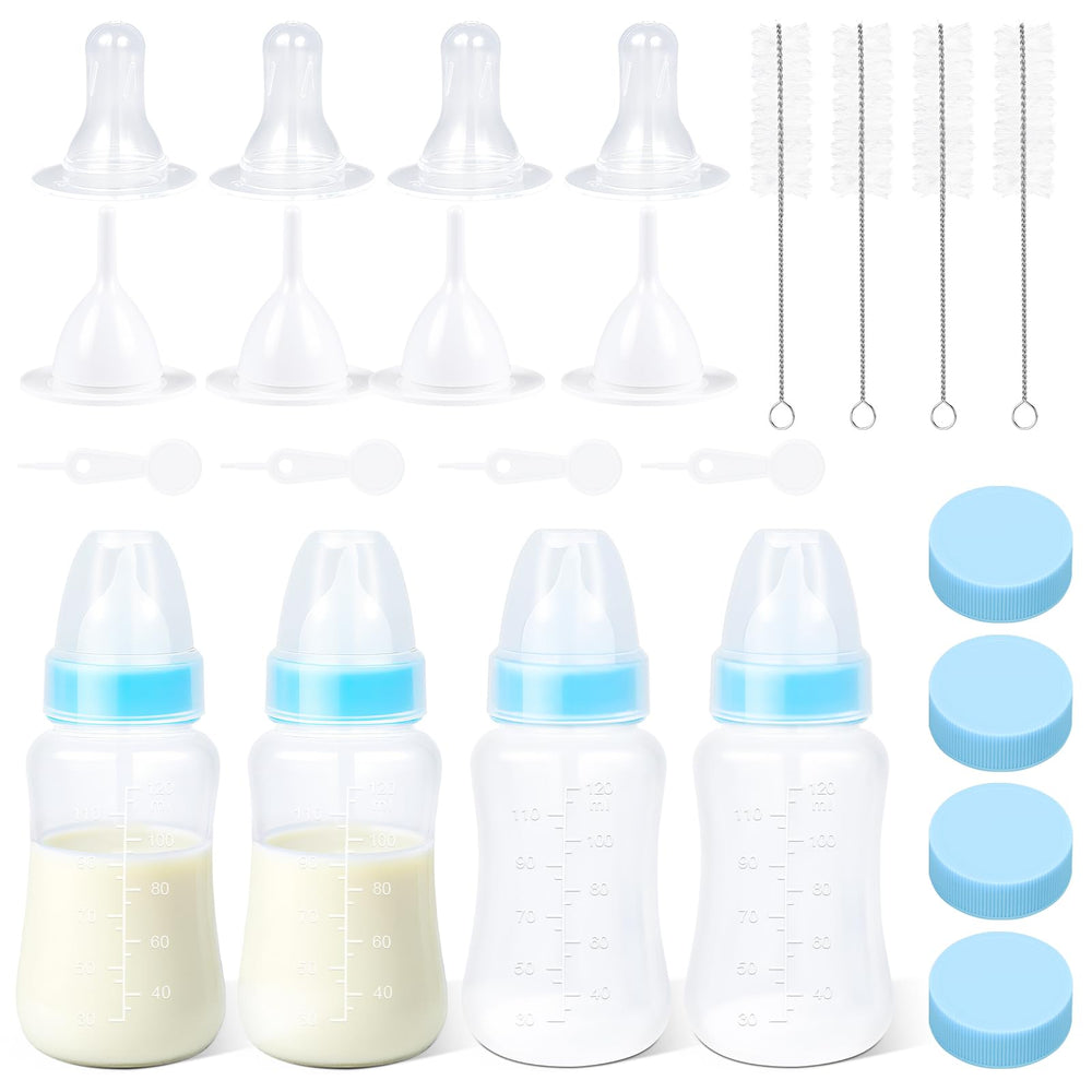UMETASS Puppy Kitten Nursing Bottle 4oz cap enables secure, clean feeds.