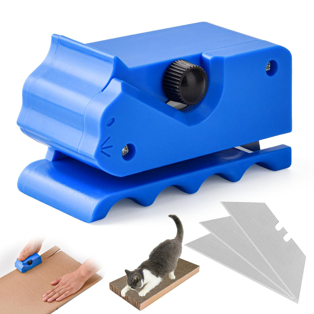 UMiYIDIAN cardboard cutter blue handheld for easy cat-scratcher maintenance