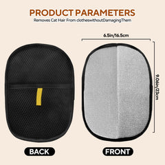 UMiYIDIAN washable gloves demonstrate static technology for reusable fur removal.