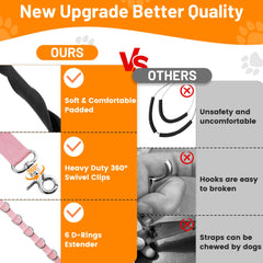 Uni PNR extension d-ring helps customize height and secure connections during sessions.