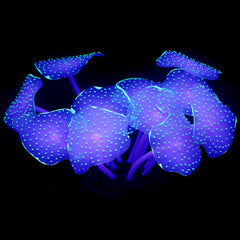 Uniclife green ball coral ornament creates a vibrant focal point in your fish tank.