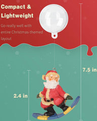 Uniclife Santa Claus resin aquarium decoration with lifelike detail