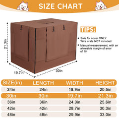 Unicorn Catcher dog crate cover top opening view for portable travel use