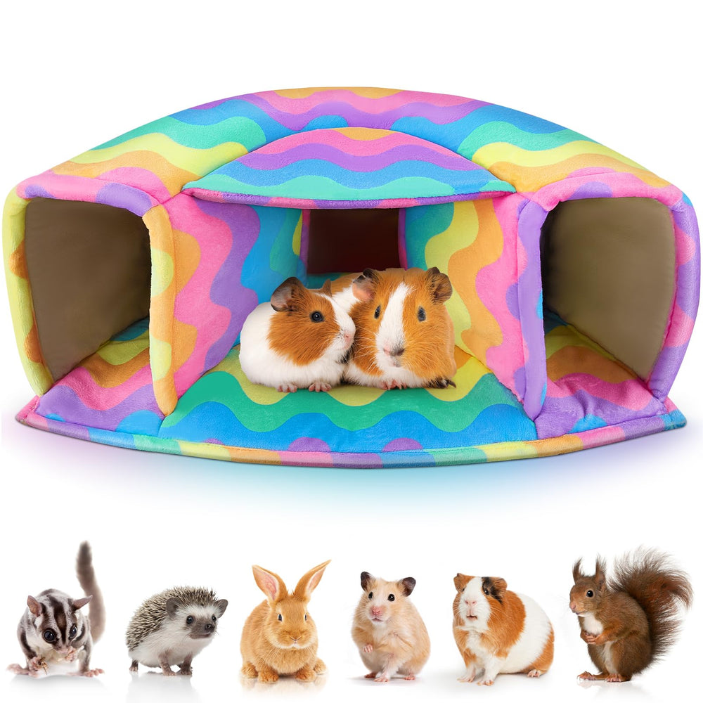 Unicorn Catcher guinea pig hideout large bed side view for restful sleep
