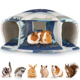 Unicorn Catcher guinea pig hideout large bed plush interior for cozy naps and security.