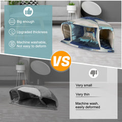Unicorn Catcher non-slip base keeps hideout stable on cage floors.