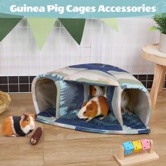 Unicorn Catcher guinea pig tunnel design for easy entry and restful lounging.