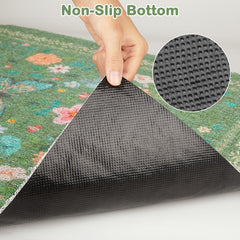 Unicorn Catcher mat has a waterproof back to protect floors from moisture.