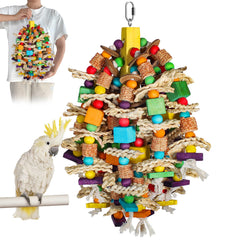 Unimaxlink parrot-toy coconut-shell for safe chewing and beak conditioning