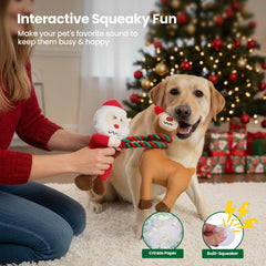 UNISE detachable rope dog toy for tug-of-war and interactive play with dogs.