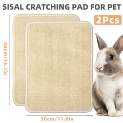 Uotey sisal scratcher close-up shows natural fibers and durability.