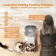 UPAWPIA desiccant holder with lid demonstrates moisture control to keep kibble fresh.