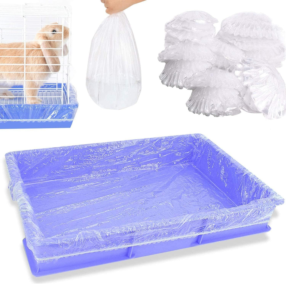 upcessory 100pcs disposable cage liners packaging demonstrates hygienic waste management for small pets.