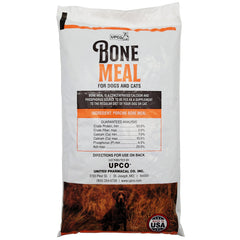 UPCO Bone Meal Powder for dogs and cats serving image illustrating easy daily use
