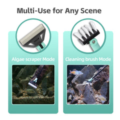 UPETTOOLS rod handle with non-slip grip for comfortable cleaning.