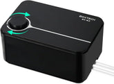 UPETTOOLS aquarium air pump front view demonstrating compact, powerful aeration for healthier fish.