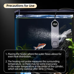 UPETTOOLS explosion-proof quartz glass design resists cracking for safer tank heating.