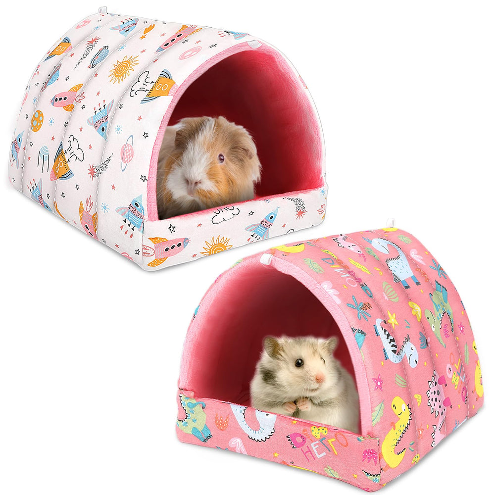 UPINS Guinea Pig Bed with detachable pee pad for quick cleaning and secure rest