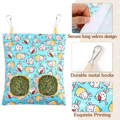 UPINS guinea pig hay bag designed for easy hay retrieval.