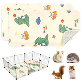 UPINS guinea pig pee pad two-piece set with quick absorption for clean cages.