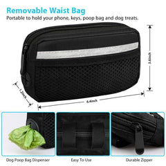 Uppetly dog leash with dual handles provides precise control during walks.