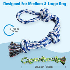 UPSKY rope toy weave close-up highlights natural cotton fibers for safe chewing