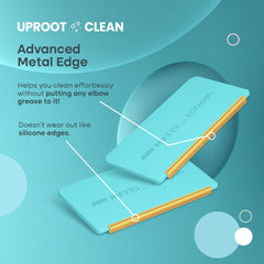 Uproot Clean Mini Pet Hair Remover car interior designed to grab hair in tight spaces.