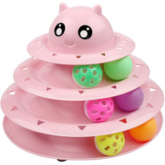 UPSKY cat toy roller top-level view sparks curiosity and play.