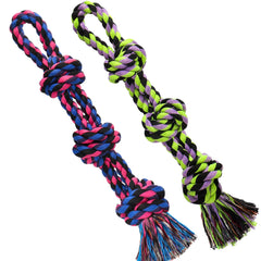 Upsky dog rope toy materials show durable natural cotton fibers for safe chewing.