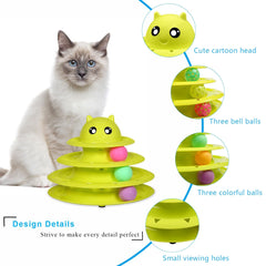 UPSKY Cat Toy Roller anti slip base prevents rollaways during active play