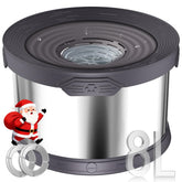 UPSKY no-spill 8L dog water bowl front view offering steady hydration for large dogs