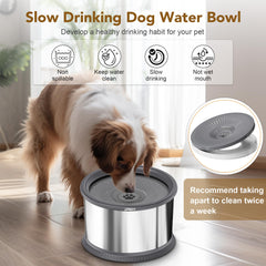Upsky heavy-duty stainless-steel bowl offers durability for enthusiastic drinkers.