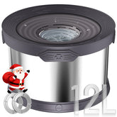 UPSKY no-spill 12L stainless steel bowl prevents outdoor spills for calmer outdoor hydration