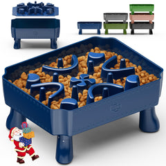 Upsky slow feeder bowl with maze puzzle promotes mindful eating and extended mealtime