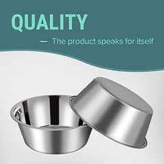 URBUDDIES stainless steel bowl close-up shows dishwasher safe finish