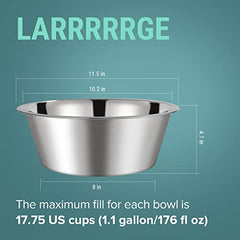URBUDDIES XL bowls top view showing spacious opening for easy access