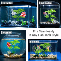 UreverFins realistic driftwood base adds natural focal point for goldfish or reptile tanks.