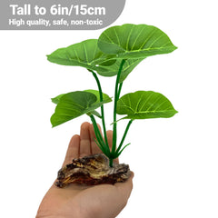 UreverFins soft-leaf silk plant provides safe fins and flexible shape for daily tank rearrangement.