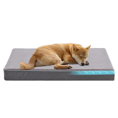 URGVANZ PET cooling dog bed with memory foam for comfort and joint support.