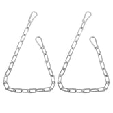 Urkupoo gate chain lock with carabiners—indoor or outdoor use, secure closure.