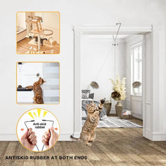 URMYONLY door-hanging cat toy bird adds feathered fun for solo play