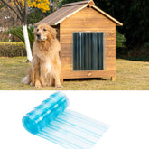Uross dog door replacement flaps show long cuttable design for custom, large openings.